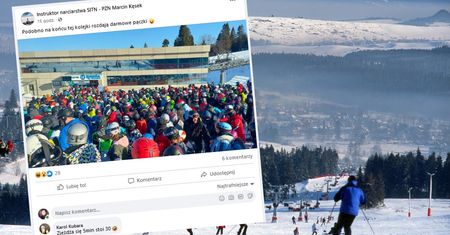 Tłumy w Białce Tatrzańskiej. "Zjeżdża się 5 minut, czeka 30"