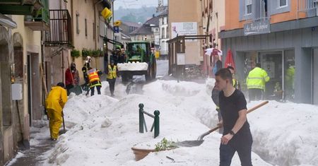 Atak zimy we Francji. "Apokaliptyczne sceny"