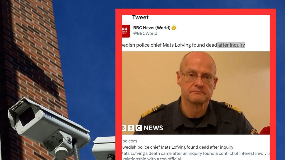 Szef policji w Sztokholmie znaleziony martwy.
