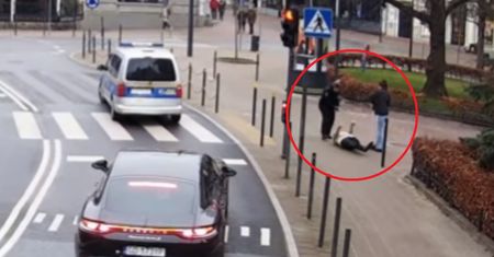 Nagranie z Sopotu. Nawet się nie zawahała. Ludzie patrzą i klaszczą
