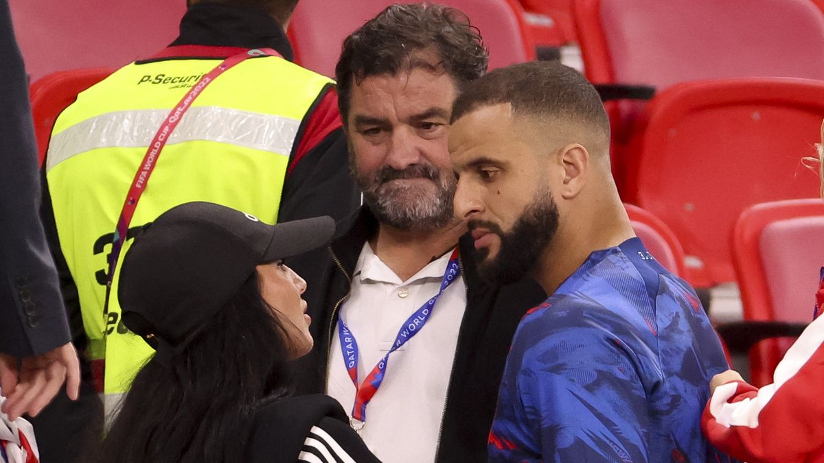 Na zdjęciu: Kyle Walker i jego żona Annie Kilner