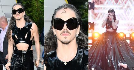 Michał Szpak w stroju lateksowego OWADA frunie na Polsat SuperHit Festiwal (ZDJĘCIA)