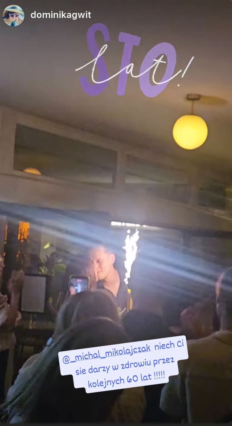 Michał Mikołajczak celebruje 40. urodziny z ukochaną 