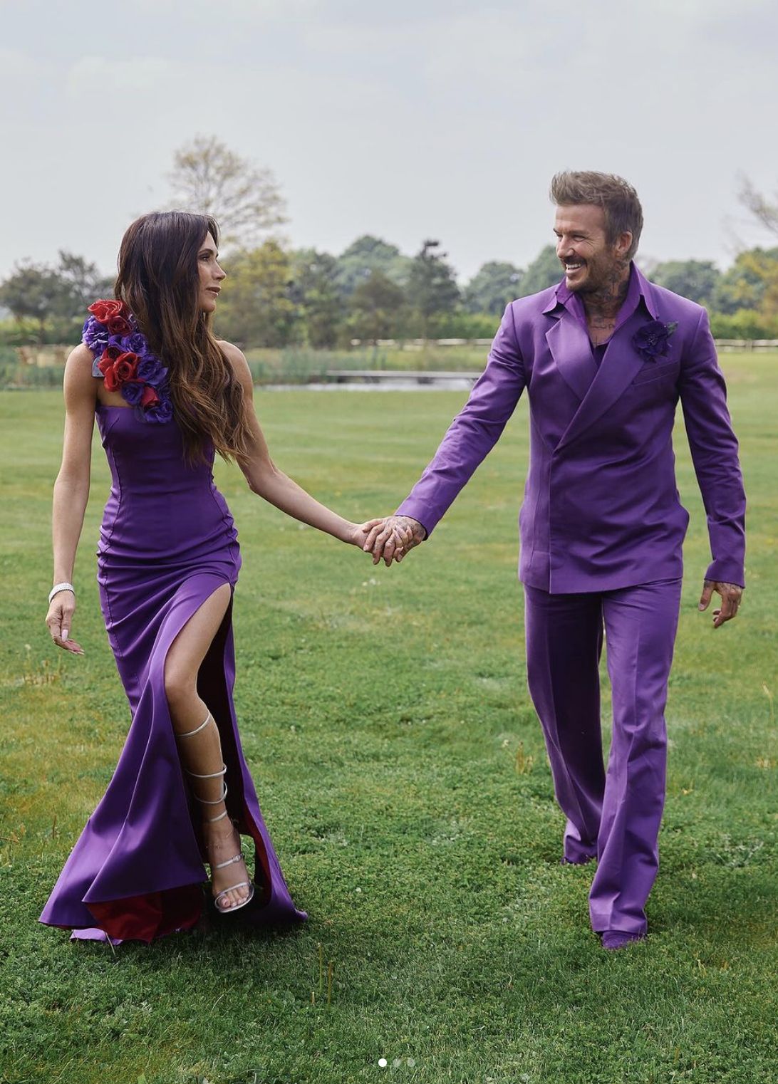 David and Victoria Beckham are celebrating their wedding anniversary