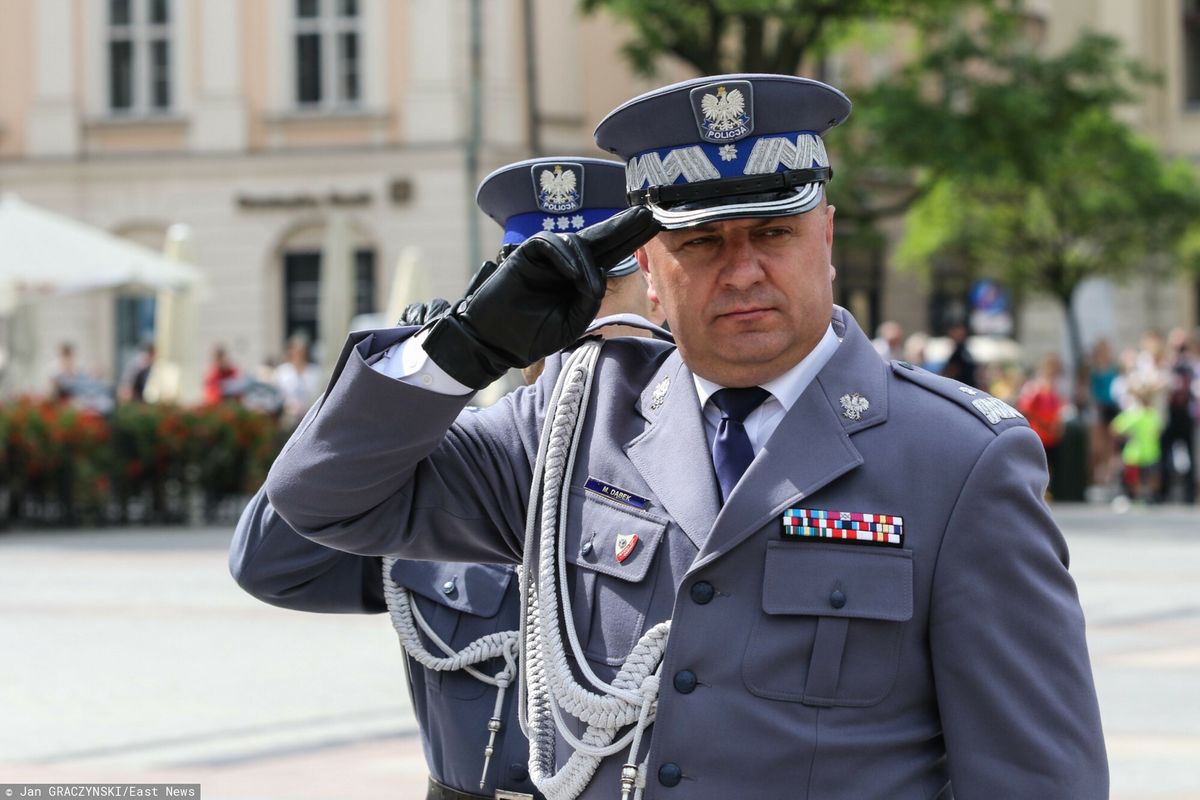 Były szef małopolskiej policji nadinsp. Mariusz Dąbek na początku ma być pełniącym obowiązki szefa polskiej policji