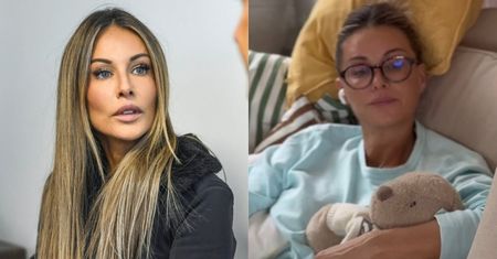 NIEUMALOWANA Małgorzata Rozenek pozdrawia po świętach z kanapy. Jest różnica? (FOTO)