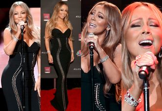 Odchudzona Mariah Carey śpiewa z okazji Światowego Dnia Walki z AIDS (ZDJĘCIA)