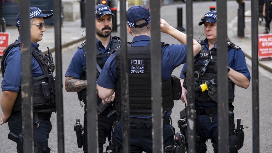 Angielscy policjanci