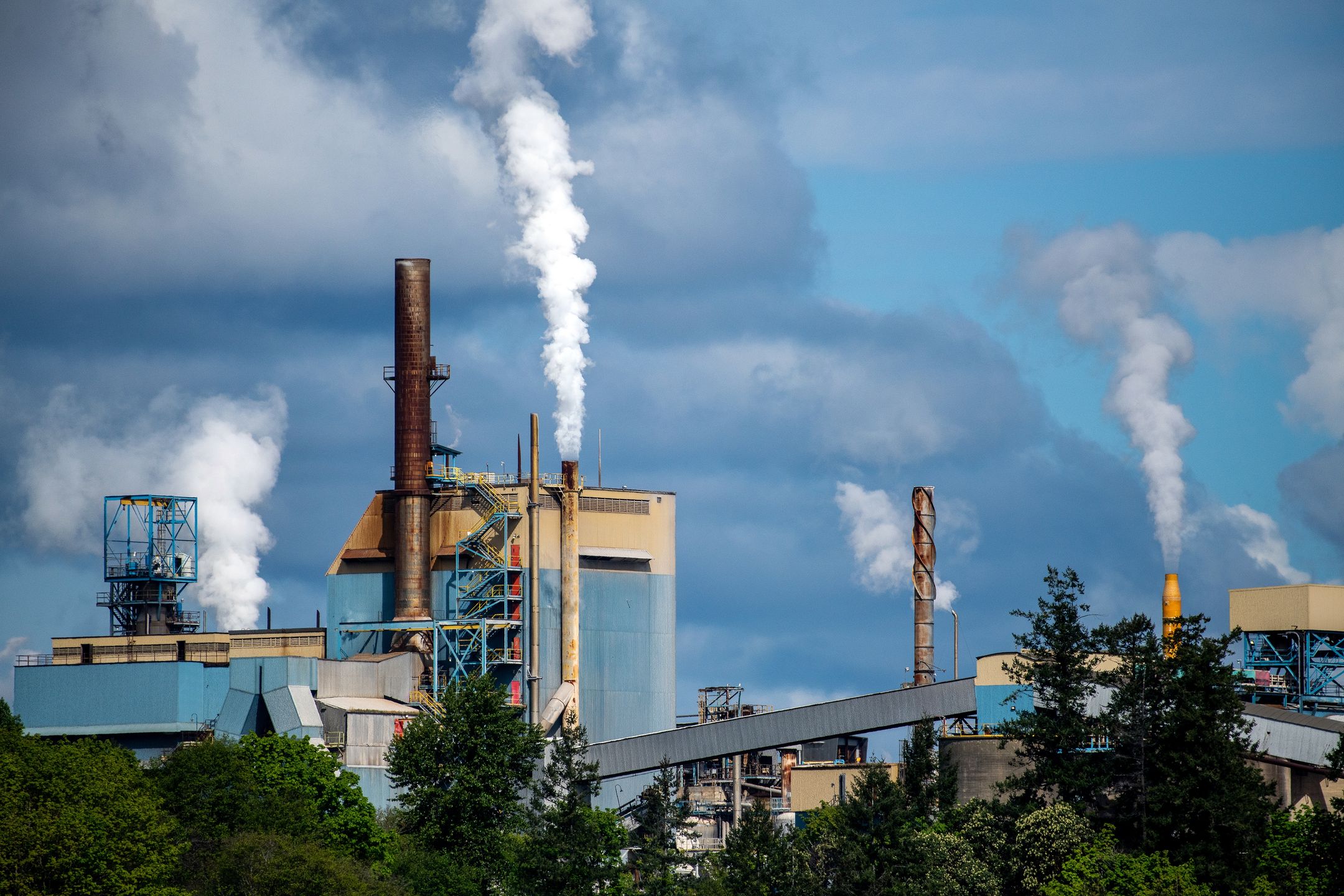 The Catalyst Crofton pulp and paper mill in Crofton, British Columbia, Canada, on Monday, May 8, 2023. Statistics Canada (STCA) is scheduled to release manufacturing sales figures on May 16. Photographer: James MacDonald/Bloomberg via Getty Images