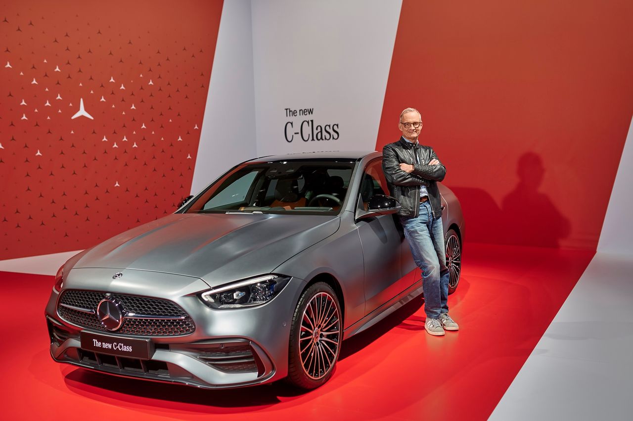 Nowy Mercedes klasy C i główny inżynier programu jej rozwoju Christian Früh