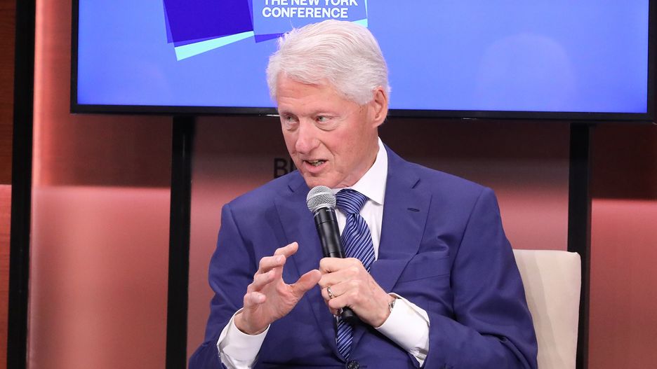 NEW YORK, NEW YORK - SEPTEMBER 25: President Bill Clinton speaks during the 2019 Bloomberg Global Business Forum at The Plaza Hotel on September 25, 2019 in New York City. (Photo by Taylor Hill/Getty Images)
