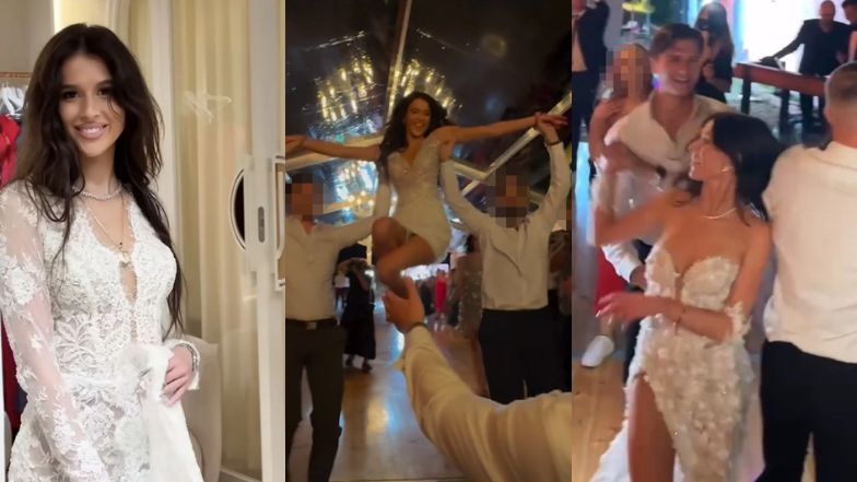 Roksana Węgiel zaprezentowała się w TRZECH sukniach ślubnych