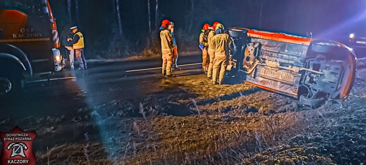 Dachowanie między Piłą a Kaczorami