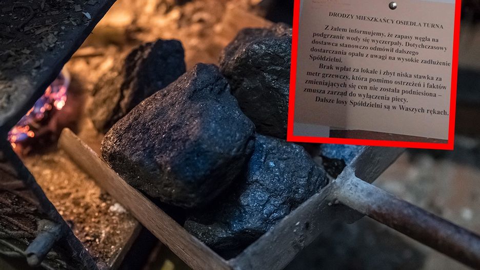 Węgiel za drogi. Pierwsze osiedle już nie ma ciepłej wody. Skończyły się zapasy opału, na nowy brakuje pieniędzy