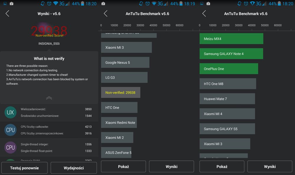 Goclever Insignia 550i - test i recenzja taniego phabletu 20