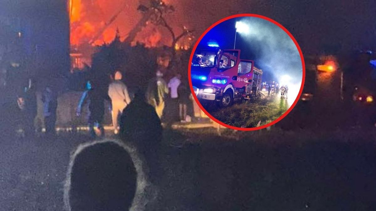 Pożar pod Przasnyszem