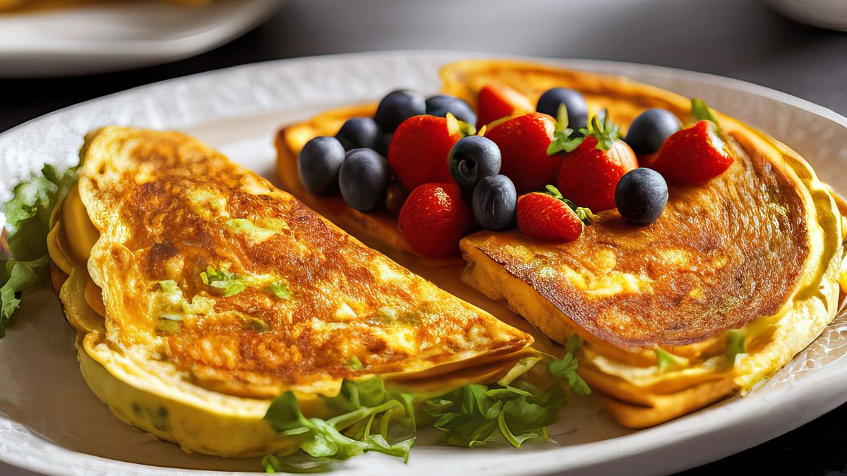 Blenduję serek wiejski z jajkami i wylewam na patelnię. Śniadanie jak z najlepszej restauracji w 10 minut