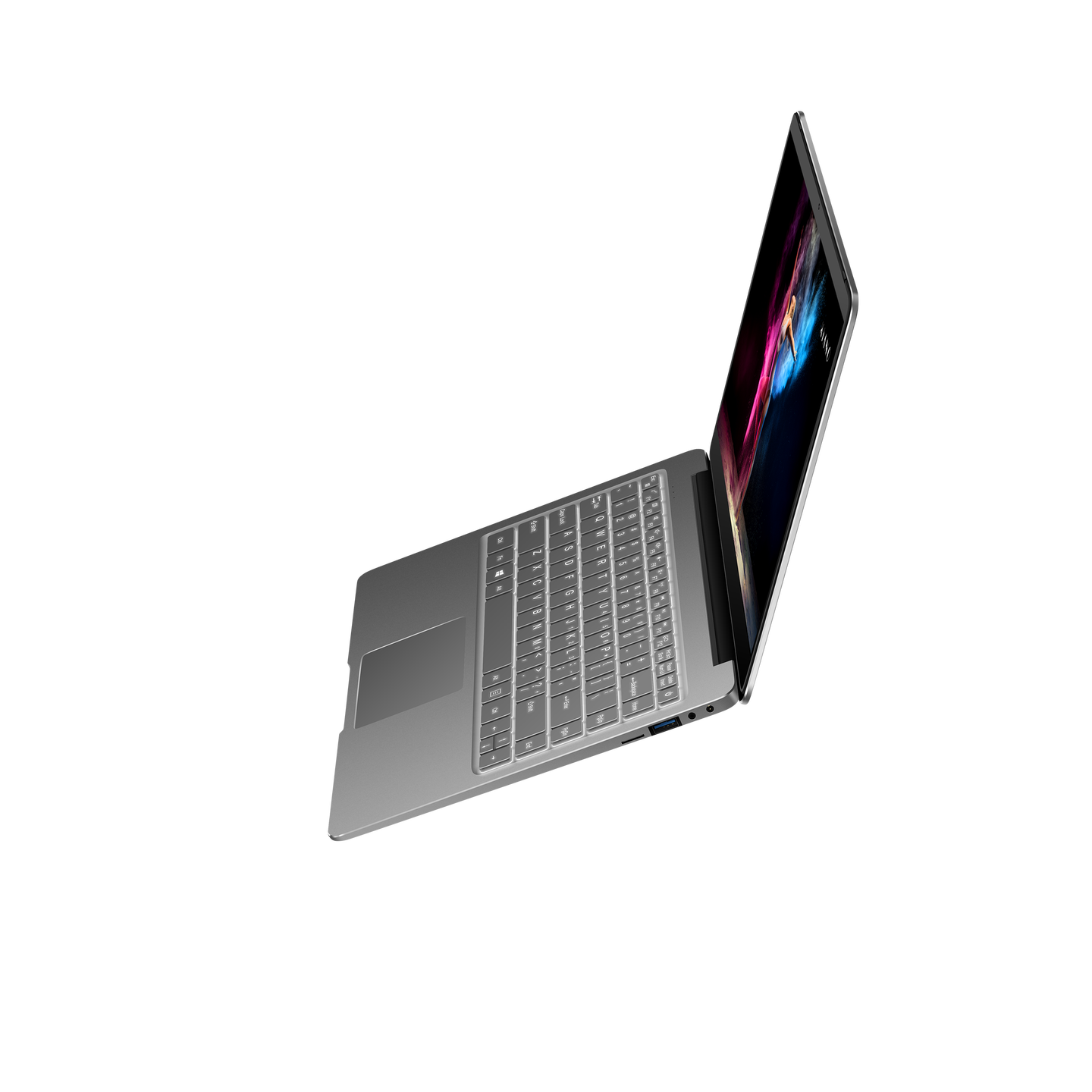 Laptop jest smukły i lekki, waży 1,3 kg.