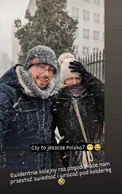Przemek i Agnieszka na wspólnym zdjęciu