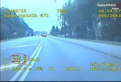 Ponad 150 km/h w terenie zabudowanym. Pościg nagrała kamera