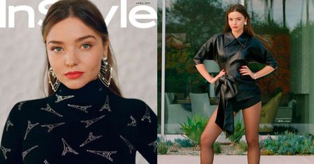 Zadziorna Miranda Kerr chwali się formą na łamach "InStyle'a"