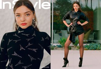 Zadziorna Miranda Kerr chwali się formą na łamach "InStyle'a"