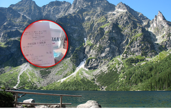 "Najdroższa mineralna w życiu". Zdjęcie z Morskiego Oka