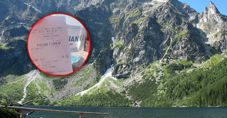 "Najdroższa mineralna w życiu". Zdjęcie z Morskiego Oka