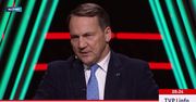 Kłopotliwe pytanie w TVP Info. Tak zareagował Sikorski