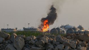 Atak Huti na Arabię Saudyjską. Ogień w budynku Saudi Aramco