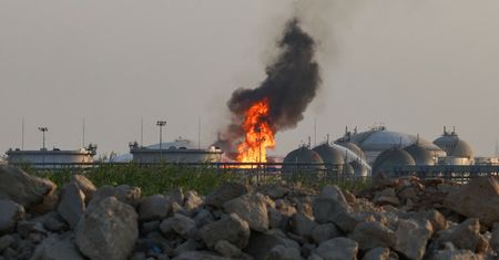 Atak Huti na Arabię Saudyjską. Ogień w budynku Saudi Aramco