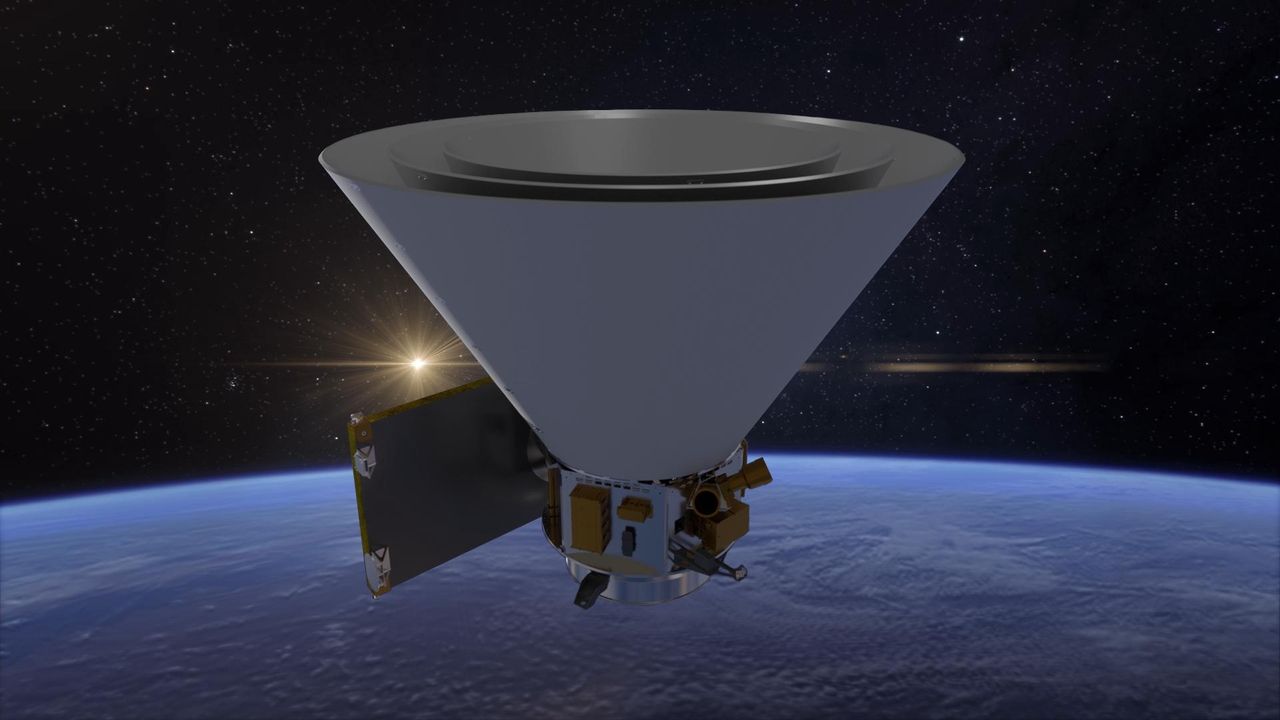 SPHEREx telescope, NASA's new space observatory in space, illustration