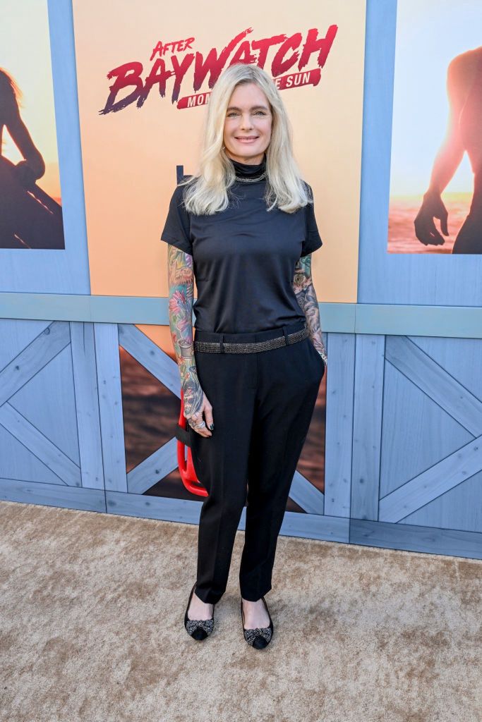 "After Baywatch: Moment in the Sun" Premiere - ArrivalsErika Eleniak at the premiere of ABC News Studios docuseries "After Baywatch: Moment in the Sun" held at The Bungalow on August 26, 2024 in Santa Monica, California. (Photo by Gilbert Flores/Variety via Getty Images)Gilbert Floresred carpet, arrivals, entertainment, arrives, step and repeat, bestof, pmcarc, television, topics, tv, topix