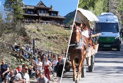 Turyści szturmują Morskie Oko. Tłumy i korki