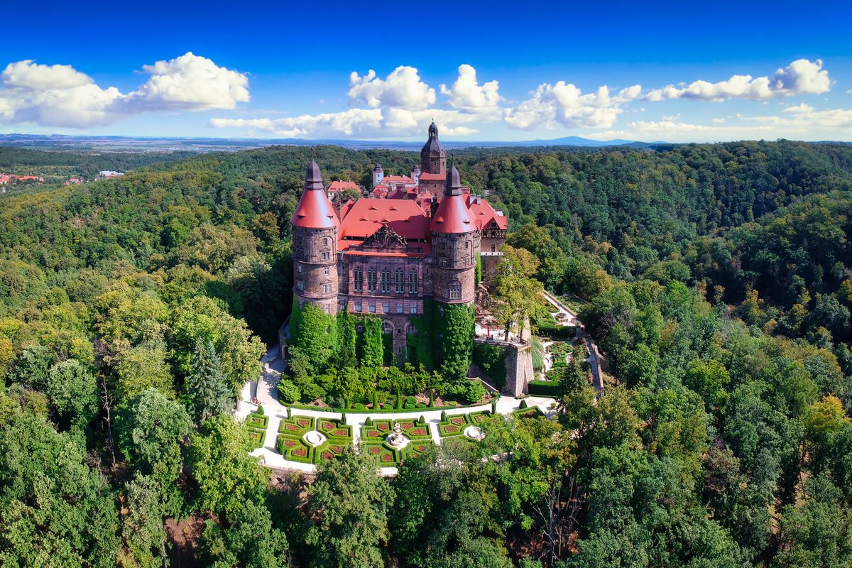 Książ z lotu ptaka