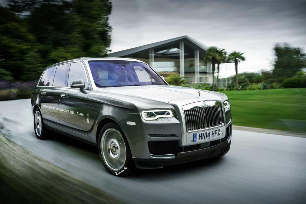 Rolls-Royce Cullinan - wizualizacja luksusowego SUV-a