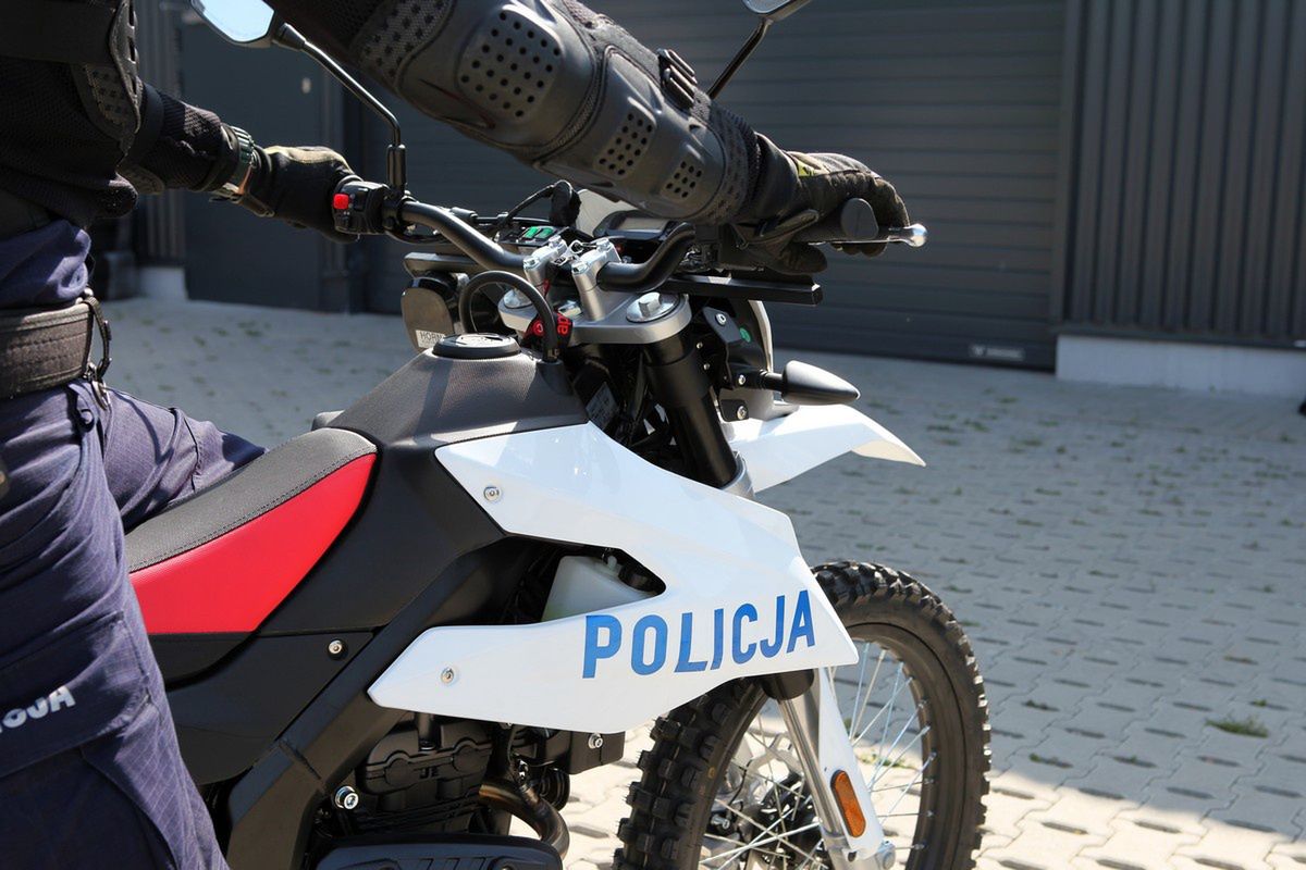 Policyjna Aprilia RX 125