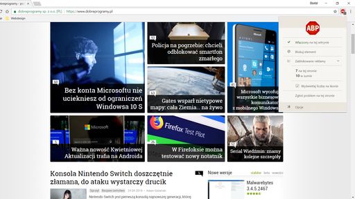 Adblock Plus dla Google Chrome