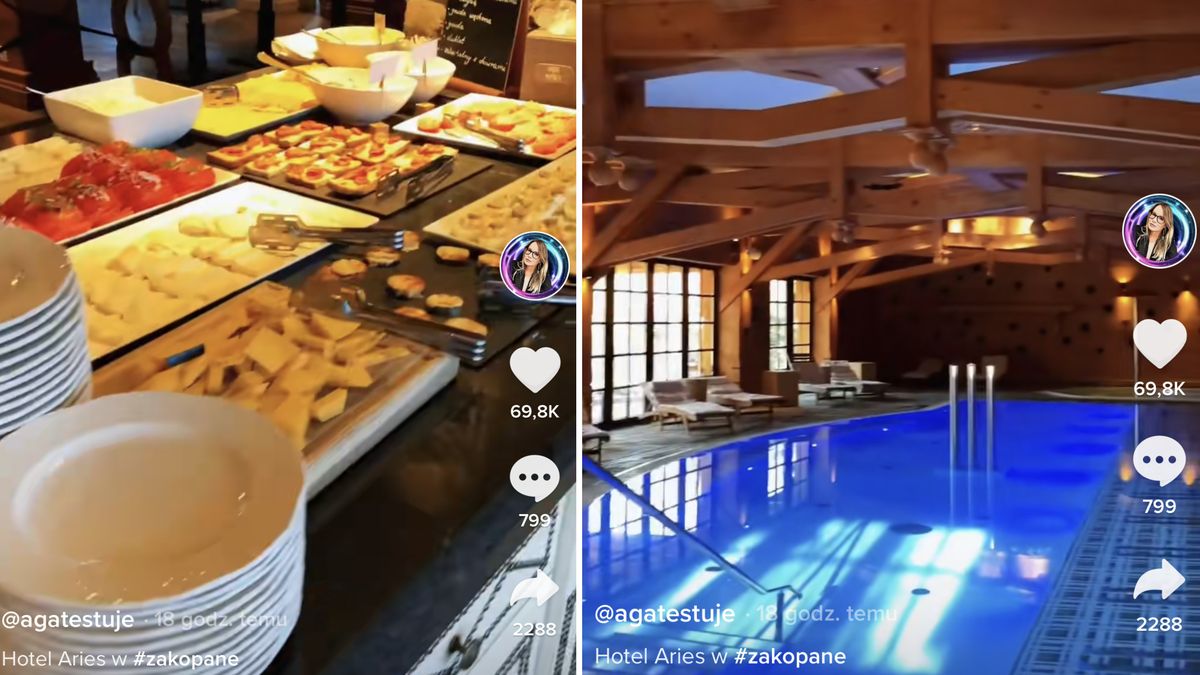 Znana tiktokerka odwiedziła ostatnio jeden z najdroższych hoteli w Zakopanem. 