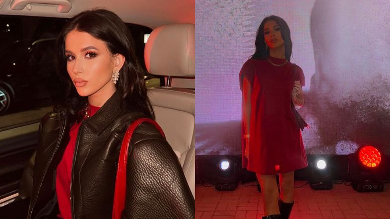 Roksana Węgiel pozuje w czerwonym t-shircie i kozakach (FOTO)