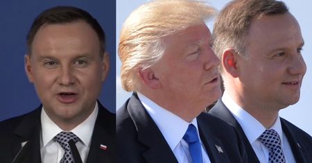 Duda zaprasza Trumpa do Polski: "Wystarczy ustalić termin"
