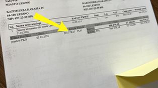 Aż zrobił zdjęcie. Taka kwota na fakturze. "Tylko za styczeń"