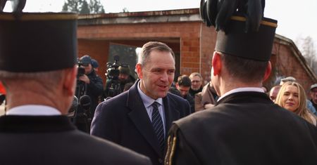 Karol Nawrocki w Jastrzębiu-Zdroju. Mówił o strzelaniu do górników