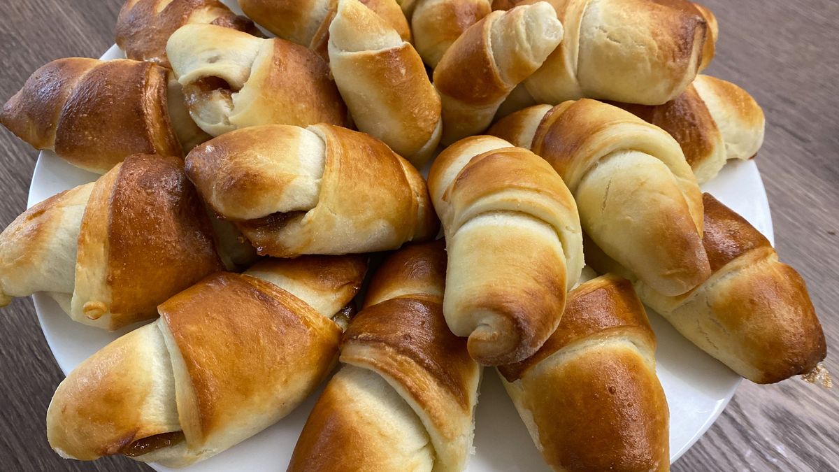 Ciasto na rogaliki robię z dodatkiem popularnego serka