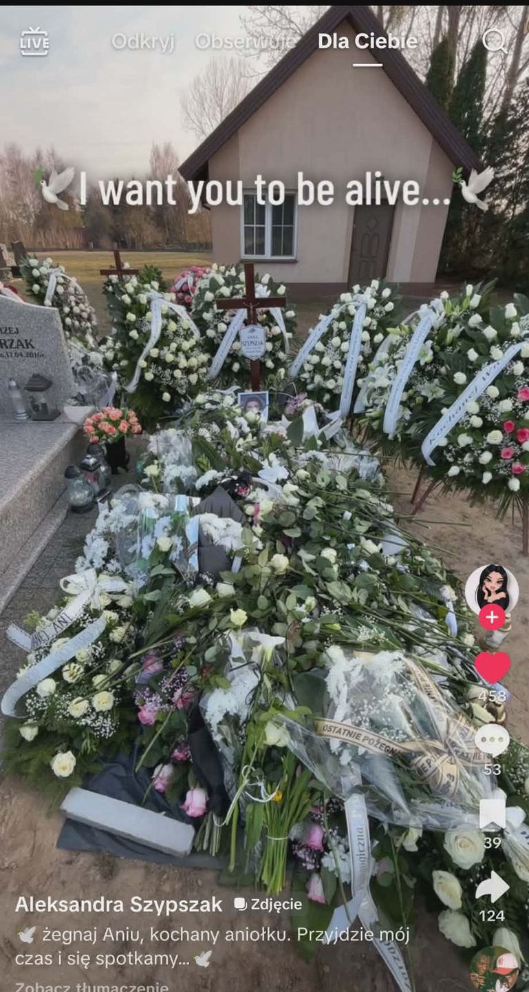 Poruszające pożegnanie i obraz żałoby