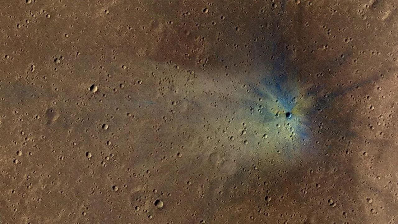 Corinto impact crater on Mars