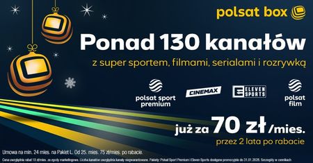 Polsat Box z kampanią świąteczną: Jacek Braciak i Dorota Kolak w służbie pakietów TV i usług łączonych