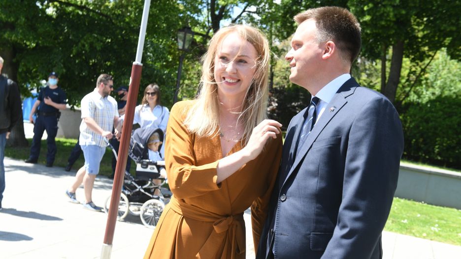 Wybory 2020. Szymon Hołownia występuje w Warszawie