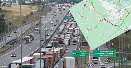 Kierowcy stoją nawet godzinę. Duży korek na Obwodnicy Trójmiasta