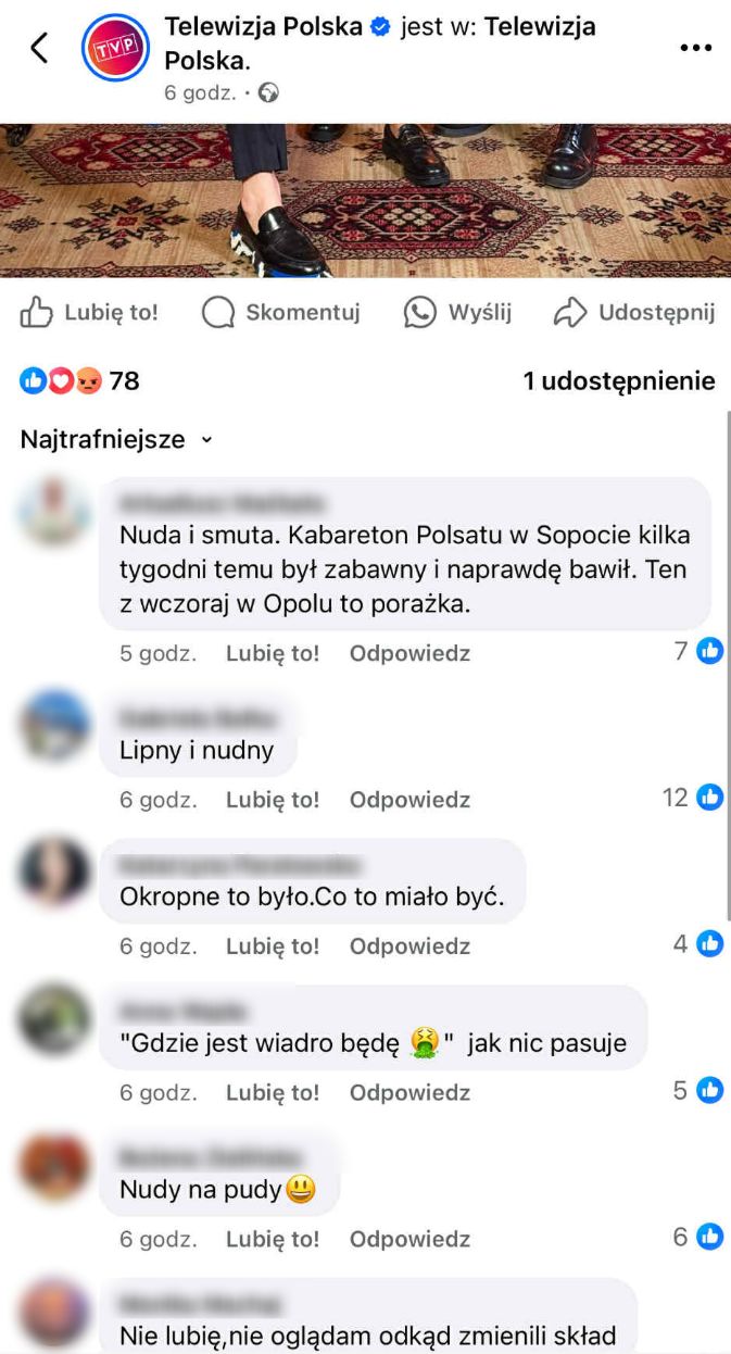 Internauci oburzeni kabaretonem w Opolu
